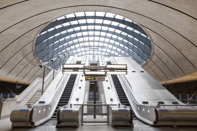 U-Bahn-Station, London Underground, Canary Wharf, Docklands, London, England, Großbritannien, Europa iblmal03986330.jpg