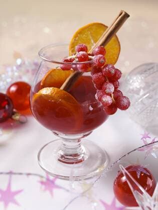 A glass of Christmas fruit punch 5031_29_3575 xmas fruit punch