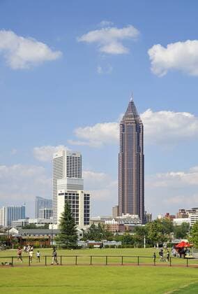 Architektur von Kevin Roche USA, Georgia, Atlanta, AT&T Midtown Center and Bank of America Plaza  BR000618
