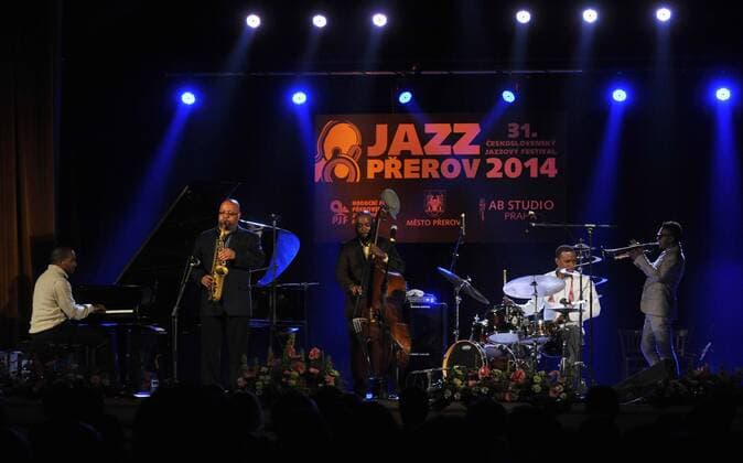 Trumpeter Roy Hargrove (right) plays with his quintent at Czechoslovak Jazz Festival in Prerov, Czech Republic, October 18, 2014. (CTKxPhoto LudekxPerina) CTKPhotoOF201410200759001  LPE 025