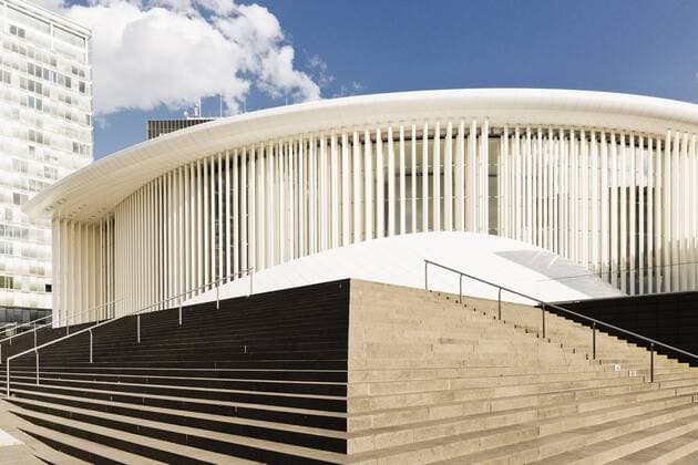Architektur von Christian de Portzamparc Luxembourg, Kirchberg, Philharmonie Luxembourg, Architect Christian de Portzamparc  MSF004235