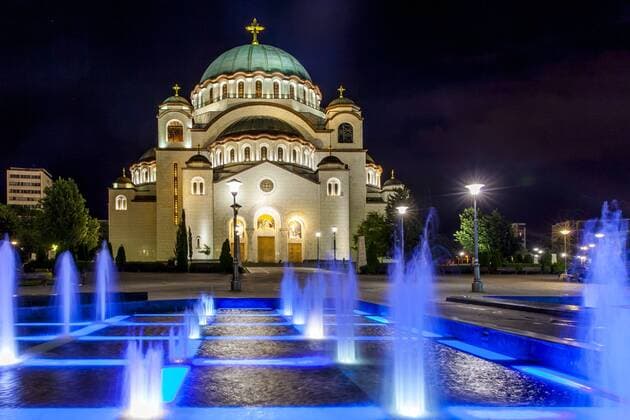 Dom des Heiligen Sava oder Kathedrale des Heiligen Sawa, Novi Beograd, Belgrad, Serbien, Europa ibxmox03999130.jpg