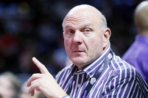 Steve Ballmer CELEBRITES : People au match des Clippers - Los Angeles - 02 11 2014 Panoramic PanoramicUSA 