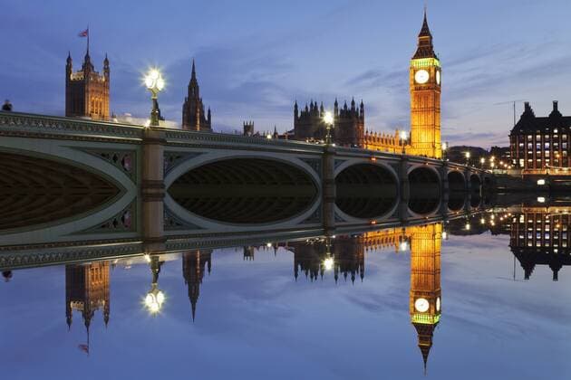 Houses of Parliament, Big Ben, Westminster Bridge, Themse, London, England, Großbritannien, Europa ibxmal04006372.jpg