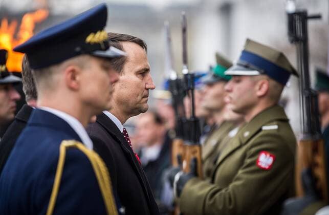 Independance Day in Poland Radoslaw Sikorski Celebration marking the Independance Day on November 11, 2014 in Warsaw, Poland. EN_01153270_0027 