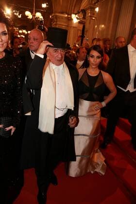 Opernball 2014 Wien, Oper, 27. 02. 2014 Richard LUGNER, Kim KARDASHIAN
