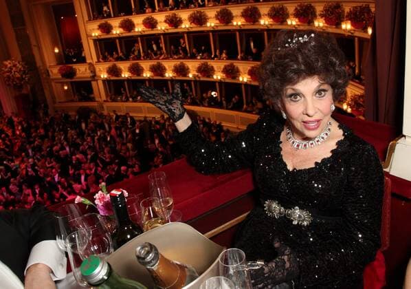 Wiener Opernball 2013 Wien, Oper, 07. 02. 2013 Gina LOLLOBRIGIDA