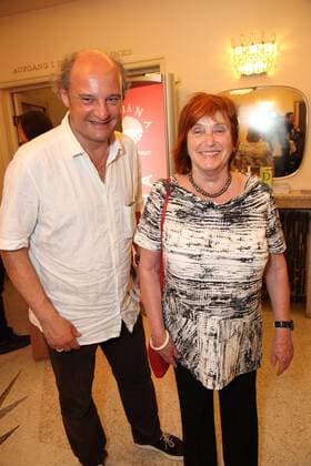 LES CONTES D HOFFMANN Wien, Theater an der Wien, 04. 07. 2012 Valie EXPORT mit Mann