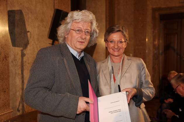 Manes Sperber Preis an Peter ESTERHAZY Wien, 27. 10. 2009 Peter ESTERHAZY, Claudia SCHMIED