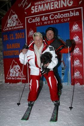 Semmering 19 01 2003 - Promi Nacht Skirennen - JAZZ GITTI - Harald PRÜNSTER