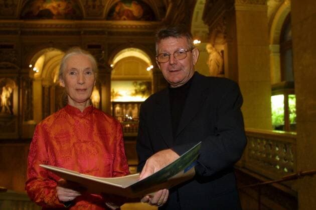 Wien, 11 03 2002 Konrad Lorenz-Preisverleihung an Jane GOODALL, Erwin KRÄUTLER