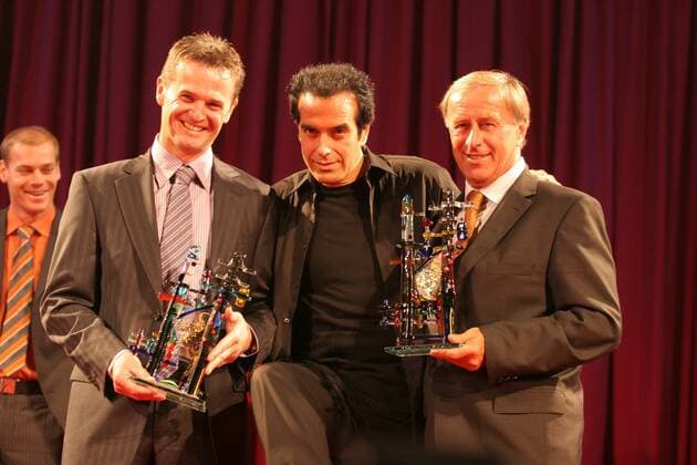 Wien 23 09 2005 - Sport Gala 2005 Hofburg - David COPPERFIELD - Josef HICKERSBERGER