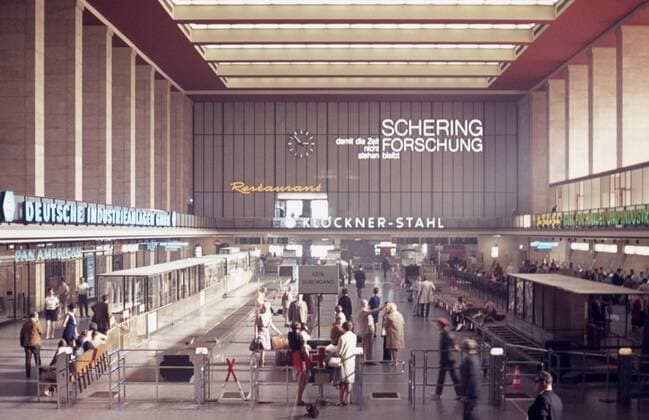 Flughafen Tempelhof GER, Berlin,ca. 1970, Flughafen Tempelhof