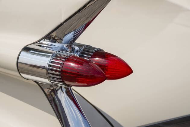 Heckflosse, Rücklichter, Cadillac Convertible Serie 62, Cabrio, Baujahr 1959, Oldtimer  1031605012