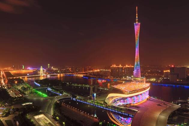 Guangzhou city building scenery  dspd33970f10