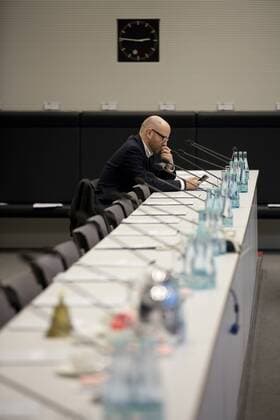 Deutschland, Berlin, Bundestag, CDU Fraktion, Generalsekretär Peter Tauber, 16.12.2014