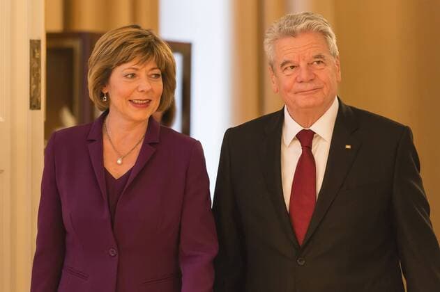09.01.2015,Berlin,Deutschland,GER,Neujahrsempfang von Bundespräsident Joachim Gauck im Schloss Bellevue.Daniela Schadt.