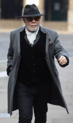 . 22 01 2015. London, United Kingdom. Gary Glitter (real name Paul Gadd) arrives at Southwark Crown Court in London.  xBenxStevensx xi-Imagesx IIM-9206-0001