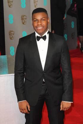 EE BAFTA British Academy Film Awards London. UK. John Boyega at the EE BAFTA British Academy Film Awards, Red Carpet Arrivals at the Royal Opera House, Covent Garden, London. 8th February 2015. LMK73-50550-090215 