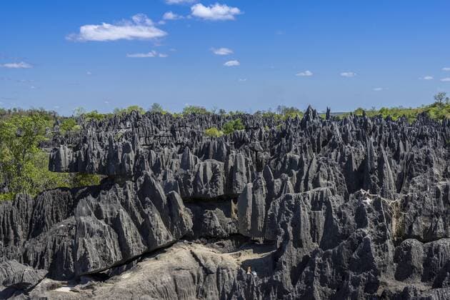  Karstlandschaft, Nationalpark Tsingy du Bemaraha, UNESCO-Weltnaturerbe, Mahajanga, Madagaskar, Afrika ibxglf04074438.jpg