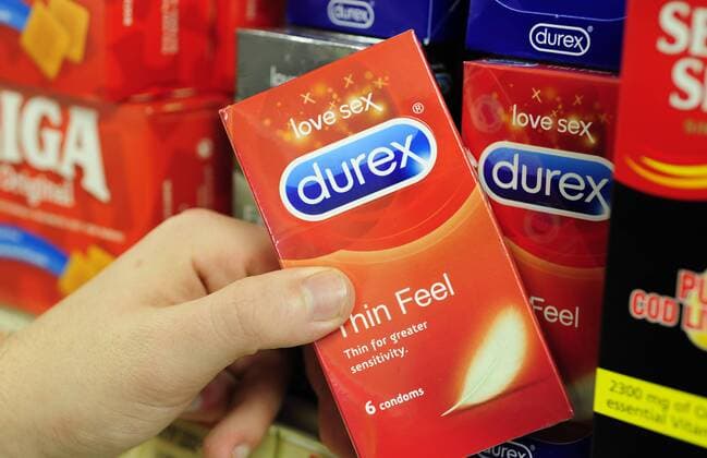 close up of Durex Thin Feel 