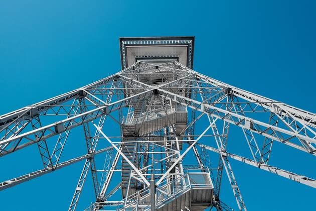 Der Berliner Funkturm auf dem Messegelände in Berlin Charlottenburg Berlin, Funkturm