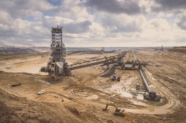 Germany, Juechen, brown coal mining with bucket-wheel excavator  FR000217