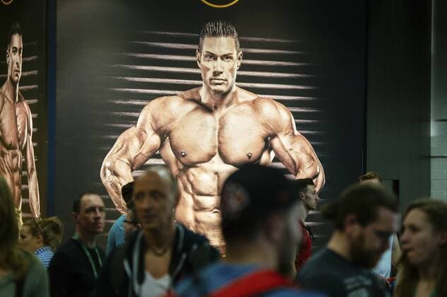 Impressionen von der Internationalen Leitmesse für Fitnes, Wellness und Gesundheit FIBO 2015 auf dem Messegelände. Köln, 09.04.2015 Foto:xC.xHardtx xFuturexImage