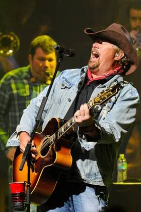 April 16, 2015 - Austin, Texas, USA - Toby Keith performs onstage during the third Mack, Jack & McConaughey charity gala at ACL Live on April 16, 2015 in Austin, Texas. Austin USA  - ZUMAn230