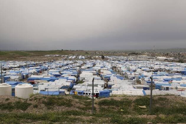 Von der UN betreutes Flüchtlingscamp für syrische Bürgerkriegsflüchtlinge nahe der Stadt Arbat im Nordirak (Kurdisches Autonomiegebiet). Hier leben zur Zeit 18700 Personen. snapshot-photography B.Shamlo
