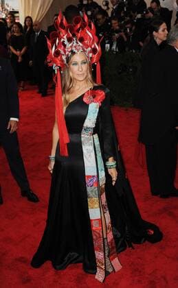 May 4, 2015 - New York City, NY, USA - Sarah Jessica Parker attending the Costume Institute Benefit Gala celebrating the opening of China: Through the Looking Glass at The Metropolitan Museum of Art (Met) on May 4, 2015 in New York City New York City USA  - ZUMAny1_
