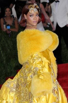 New York, NY, USA - Rihanna attending the Costume Institute Benefit Gala celebrating the opening of China: Through the Looking Glass at The Metropolitan Museum of Art (Met) on May 4, 2015 in New York City New York USA  - ZUMAny1_