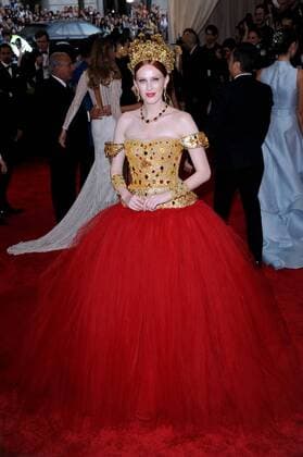 May 4, 2015 - New York, NY, United States - Karen Elson arriving at the Costume Institute Benefit Gala celebrating the opening of China: Through the Looking Glass at the Metropolitan Museum of Art on May 4 2015 in New York City New York United States  - ZUMAny1_