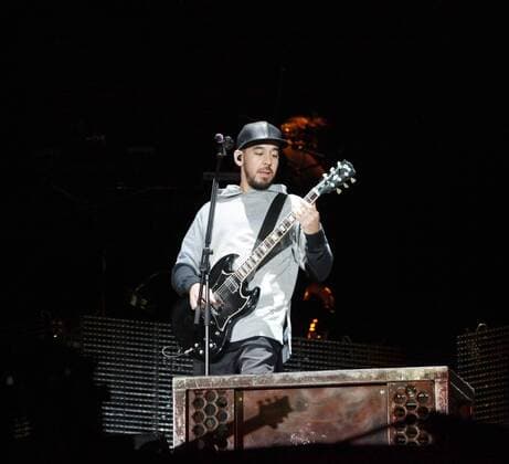May 10, 2015 - Las Vegas, Nevada, United States of America - Linkin Park vocalist Mike Shinoda performs on the Main stage on day 2 of Rock In Rio at the City of Rock in Las Vegas, Nevada. Las Vegas United States of America - ZUMAt114