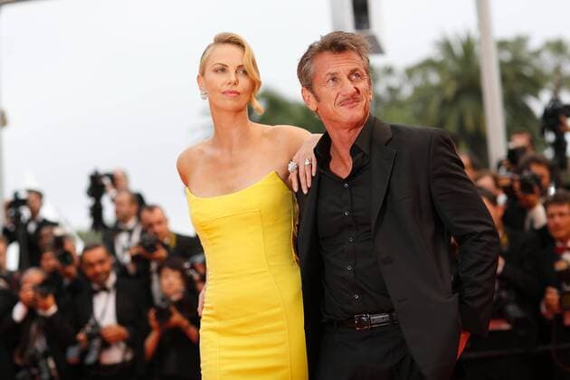 Charlize Theron; Sean Penn CINEMA : 68 eme Festival de Cannes - Tapis rouge - Mad Max Fury Road - 14 mai 2015 LoicThebaud Panoramic 