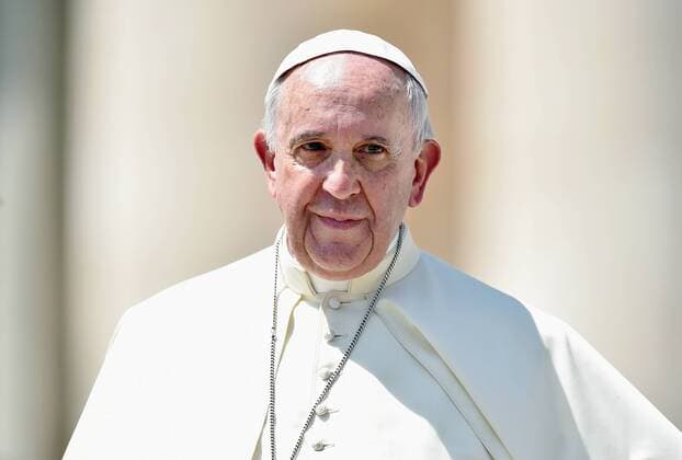 Rom, Vatikan 14.05.2015 Papst Franziskus I. bei der woechentlichen Generalaudienz auf dem Petersplatz