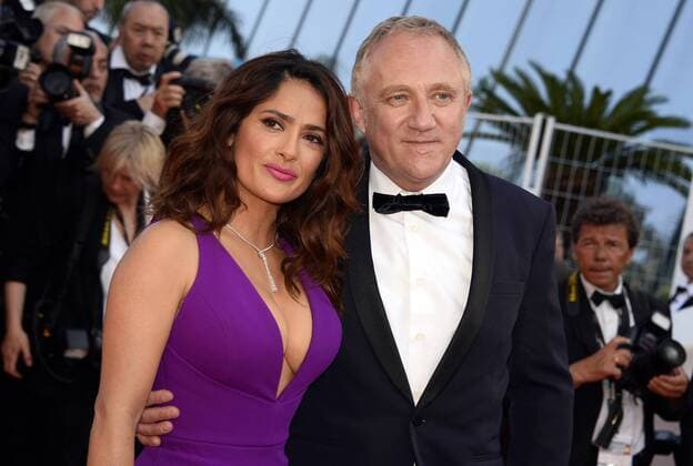 Salma Hayek, Francois Henry Pinault 68TH CANNES FILM FESTIVAL - RED CARPET CAROL - NO FRENCH SALES Cannes  Visual SLF PicturePerfect