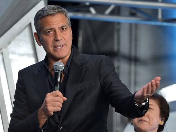 Actor George Clooney attends a Japan premiere for the film Tomorrowland in Tokyo, Japan on May 25, 2015.  TKP2015052510B KEIZOxMORI