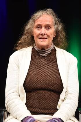 Die Künstlerin Mary Bauermeister am 27.05.2015 in Köln der 3. phil.COLOGNE, das internationale Festival der Philosophie.