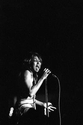 Konzert mit Sängerin Tina Turner in München, Deutschland