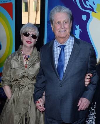Musician Brian Wilson and his wife Melinda Ledbetter attend the premiere of the biographical motion picture drama Love & Mercy at the Academy of Motion Picture Arts & Sciences (AMPAS) in Beverly Hills, California on June 2, 2015. Storyline: In the 1960s, Beach Boys leader Brian Wilson struggles with emerging psychosis as he attempts to craft his avant-garde pop masterpiece. In the 1980s, he is a broken, confused man under the 24-hour watch of shady therapist Dr. Eugene Landy.  LAP2015060227 JIMxRUYMEN