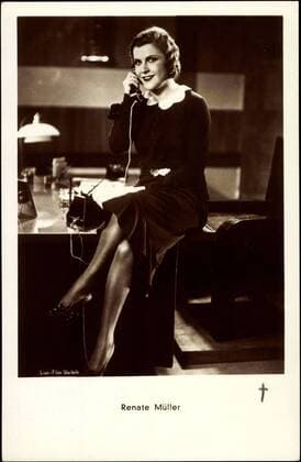 Schauspielerin Renate Müller, Amag 6125, Telefon