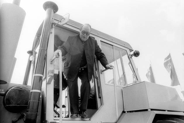 Eröffnung Landwirtschaftsfest 1978, Bundesminister für Ernährung, Landwirtschaft und Forsten Josef Ertl (FDP)