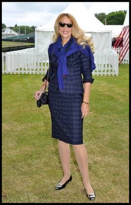. 14 06 2015. Windsor Great Park, United Kingdom. Jerry Hall arrives at the polo. Cartier Queen s Cup Final 2015 at Windsor Great Park, UK.  xBenxStevensx xi-Imagesx IIM-10526-0006