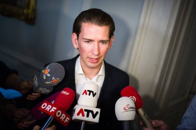 Wien 16.06.2015, Bundeskanzleramt, Wien, AUT, Bundesregierung, Sitzung des Ministerrats, im Bild Bundesminister fuer europaeische und internationale Angelegenheiten Sebastian Kurz (OeVP) Foreign Minister of Austria Sebastian Kurz (OeVP) before council of ministers at federal chancellors office in Vienna, Austria on 2015 06 16,  EP_gru