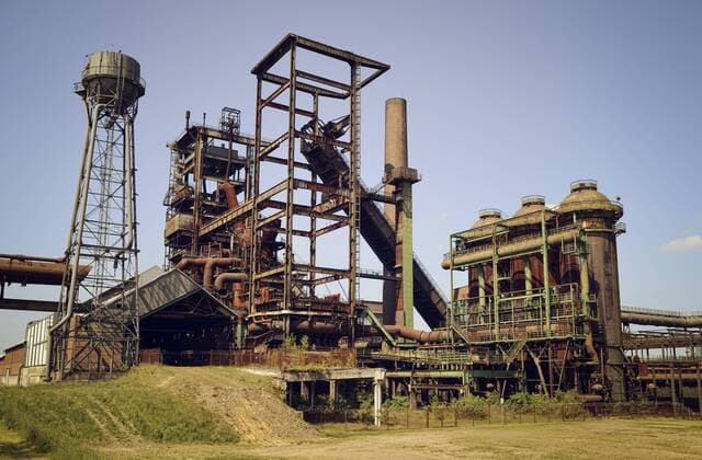Germany, North Rhine-Westphalia, Dortmund-Hoerde, Phoenix West, abandoned blast furnace steelmill  GUFF000124