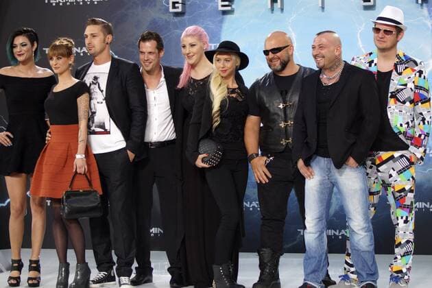 Der Cast der RTL II Reality TV-Serie Berlin - Tag & Nacht bei der Europapremiere des Kinofilms Terminator: Genisys im CineStar Sony Center. Berlin, 21.06.2015 Foto:xJ.xQuinternx xFuturexImage