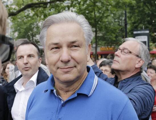 Berlin, Kurfürstendamm, 37. CSD Berlin - Christopher Street Day 2015, Foto: Klaus Wowereit , (SPD). Er war vom 16. Juni 2001 bis zum 11. Dezember 2014 Regierender Bürgermeister von Berlin