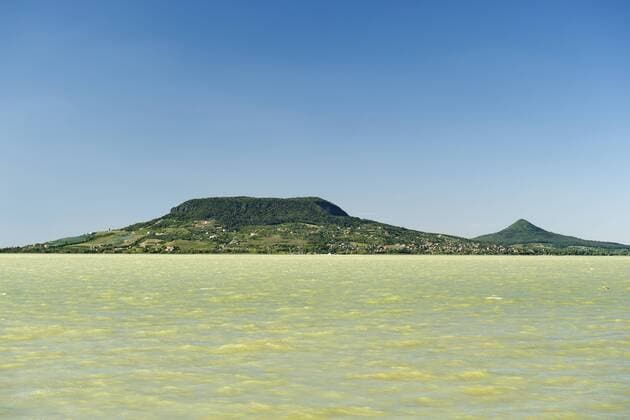 Hungary, Somogy, Lake Balaton. A view from the south shore of Lake Balaton. A view from the south shore of Lake Balaton. EricxNathan LOOPxIMAGES ENT9713WT218
