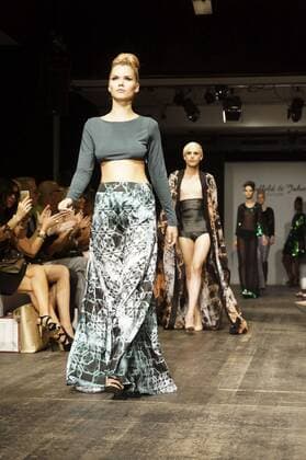 Sara Kulka bei der Kauffeld & Jahn Couture Fashion Show im TAK auf der Berlin Fashion Week Spring Summer 2016. Berlin, 06.07.2015 Foto:xJ.xQuinternx xFuturexImage